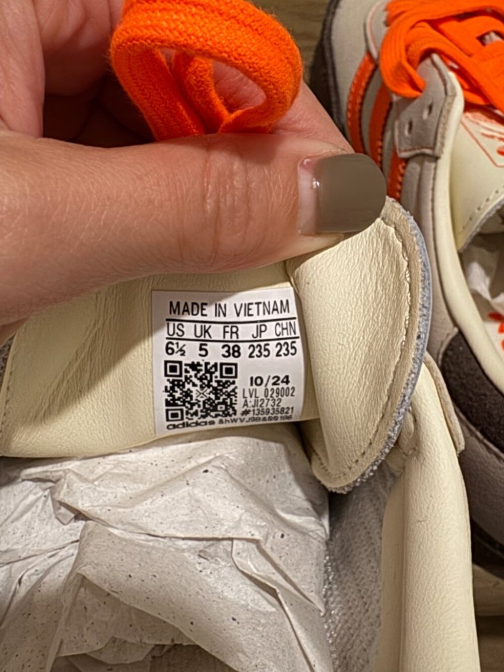 adidas Samba 'Solar Orange Cream' - M 5.5/W 6.5 - Picture 7 of 10